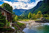 Val Sesia, il fiume Sesia a Campertogno 